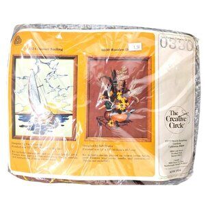 Vintage Wooden Decoy Duck Embroidery Kit Creative Circle 0330 New Craft Mallard